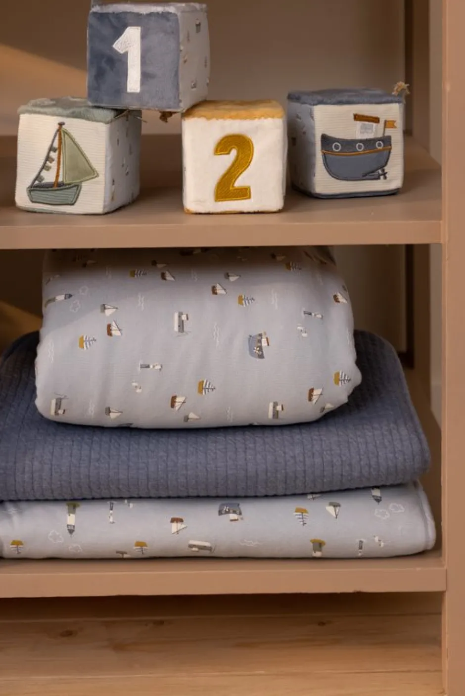 Little Dutch Hydrofiele Slaapzakken|Slaapzakken^Slaapzak zomer hydrofiel 70 cm Sailors Bay Blue