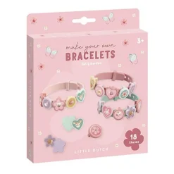 Little Dutch Decoratie^Slide Charm Bracelets - Roze - Fairy Garden