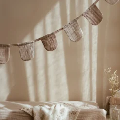 Little Dutch Decoratie^Slinger met vlaggetjes - Beige - Essentials