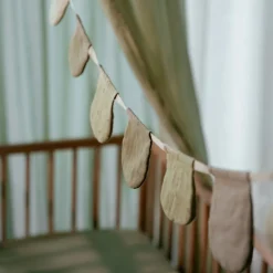 Little Dutch Decoratie^Slinger met vlaggetjes - Groen - Essentials