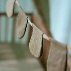 Little Dutch Decoratie^Slinger met vlaggetjes - Groen - Essentials