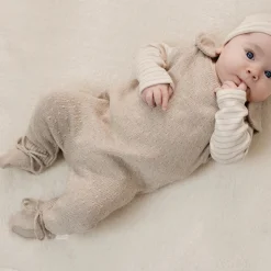 Little Dutch Accessoires|Babykleding^Slofjes - Beige - Newborn Naturals