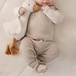 Little Dutch Accessoires|Babykleding^Slofjes - Beige - Newborn Naturals