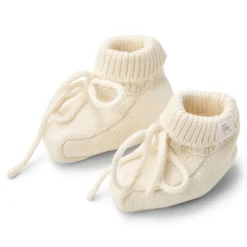 Little Dutch Accessoires|Babykleding^Slofjes - Wit - Newborn Naturals