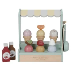Little Dutch Rollenspel|Houten Speelgoed^Speelgoed ijskraam - Meerkleurig - Essentials
