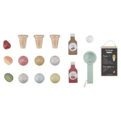 Little Dutch Rollenspel|Houten Speelgoed^Speelgoed ijskraam - Meerkleurig - Essentials