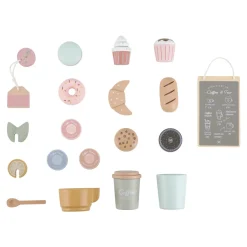 Little Dutch Rollenspel|Houten Speelgoed^Speelgoed koffiehoek - Groen - Essentials