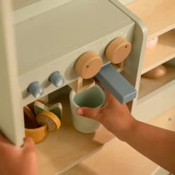 Little Dutch Rollenspel|Houten Speelgoed^Speelgoed koffiehoek - Groen - Essentials