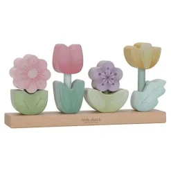 Little Dutch Houten Speelgoed|Stapeltoren^Stapelaar - Roze - Fairy Garden