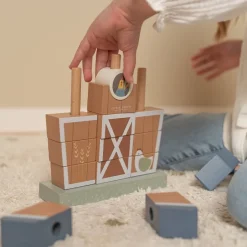 Little Dutch Stapeltoren|Houten Speelgoed^Stapelaar Little Farm