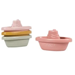 Little Dutch Badspeelgoed^Stapelbare Badbootjes Roze