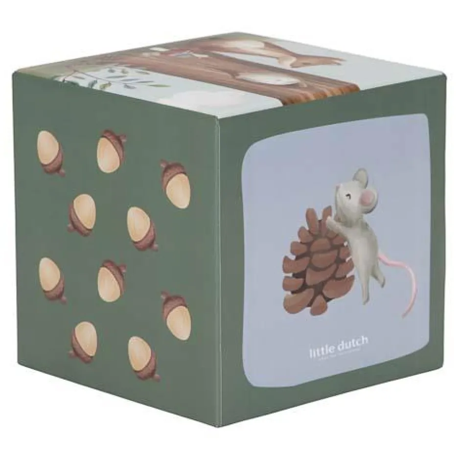 Little Dutch Stapeltoren^Stapelblokken - Blauw - Forest Friends