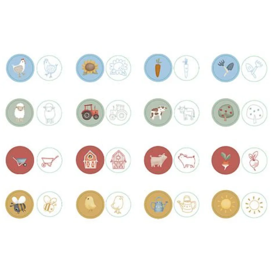 Little Dutch Creatief Speelgoed^Stempels - Little Farm
