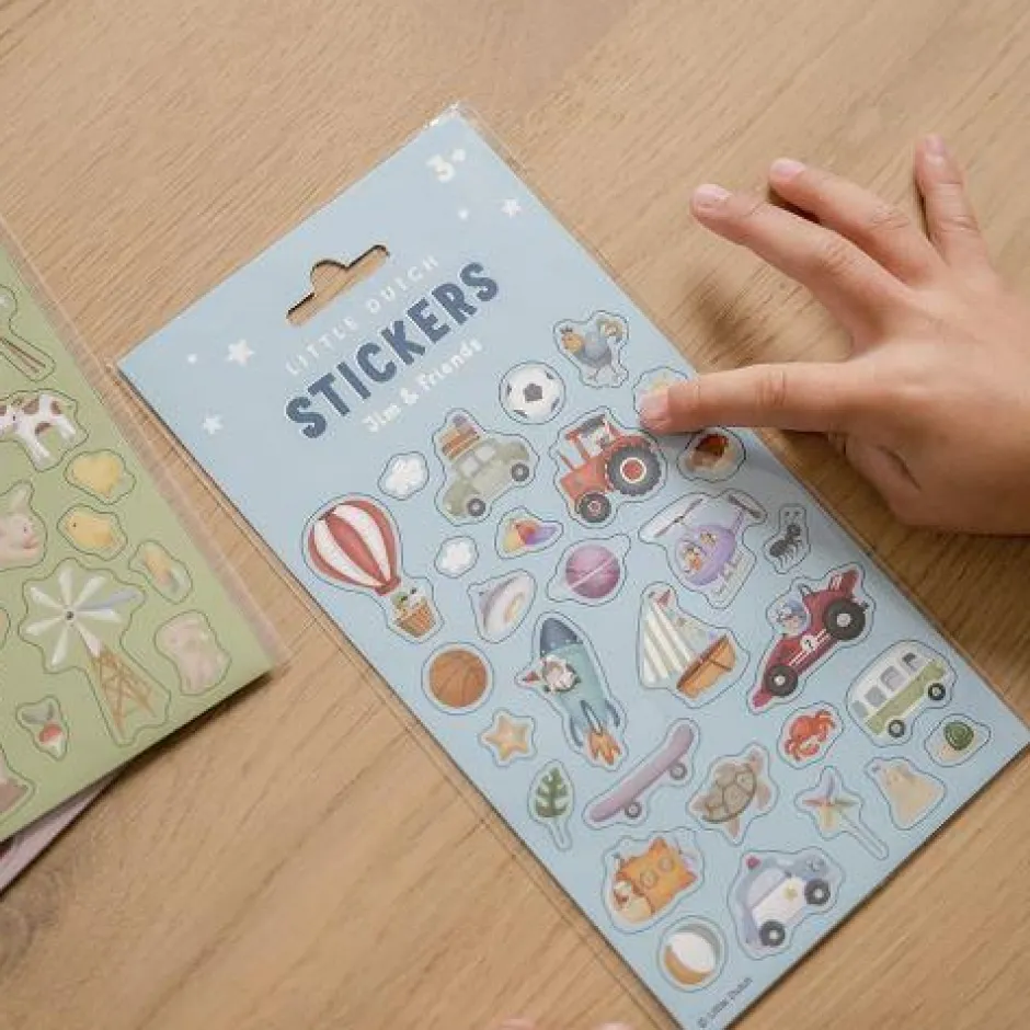 Little Dutch Creatief Speelgoed^Stickervel Jim & Friends