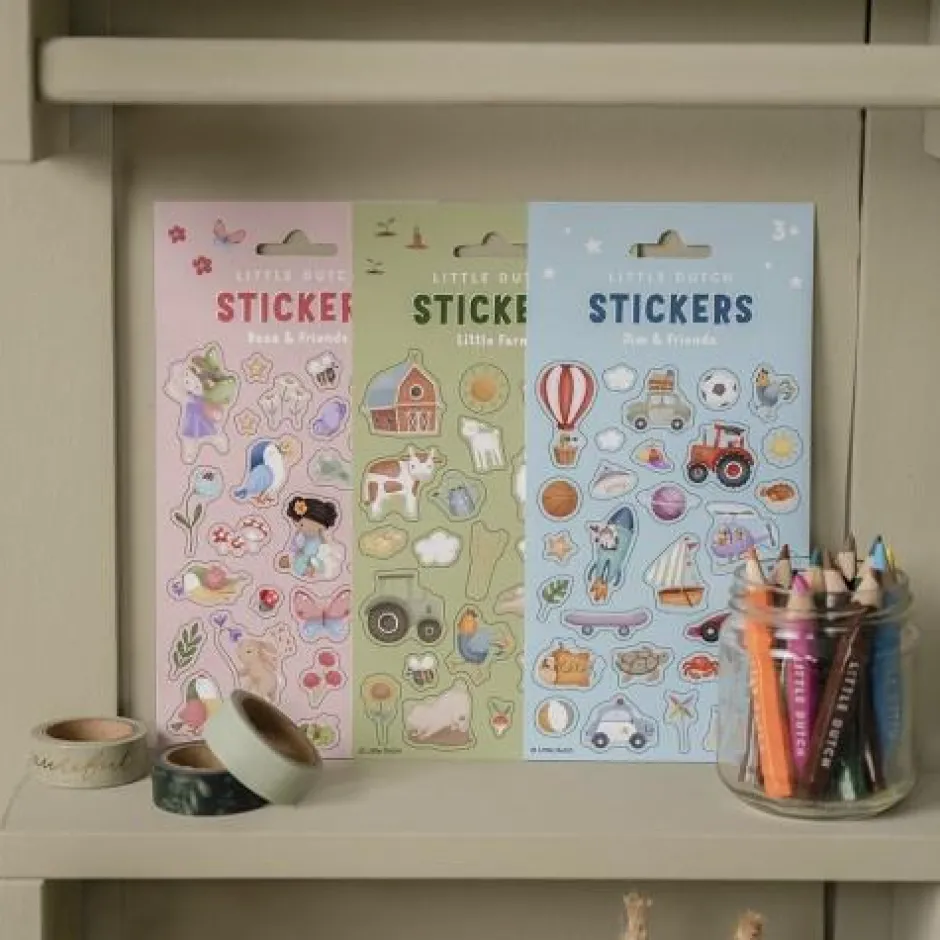 Little Dutch Creatief Speelgoed^Stickervel Jim & Friends