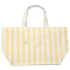 Little Dutch Strand & Water Speelgoed^Strandtas - Geel - Maat one size - Stripe