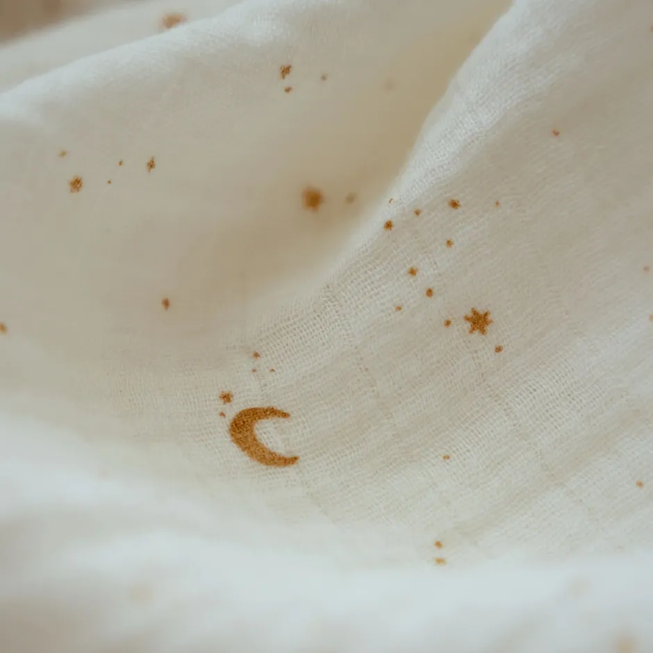 Little Dutch Hydrofiele Doeken|Omslagdoek^Swaddle - Beige - Newborn Naturals - Little Goose