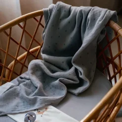 Little Dutch Hydrofiele Doeken|Omslagdoek^Swaddle - Blauw - Essentials