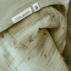 Little Dutch Hydrofiele Doeken|Omslagdoek^Swaddle - Groen - 120 cm - Essentials