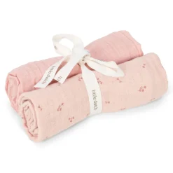 Little Dutch Hydrofiele Doeken|Omslagdoek^Swaddle - Roze - Essentials