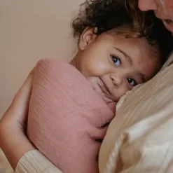 Little Dutch Hydrofiele Doeken|Omslagdoek^Swaddle - Roze - Maat 120 cm - Essentials