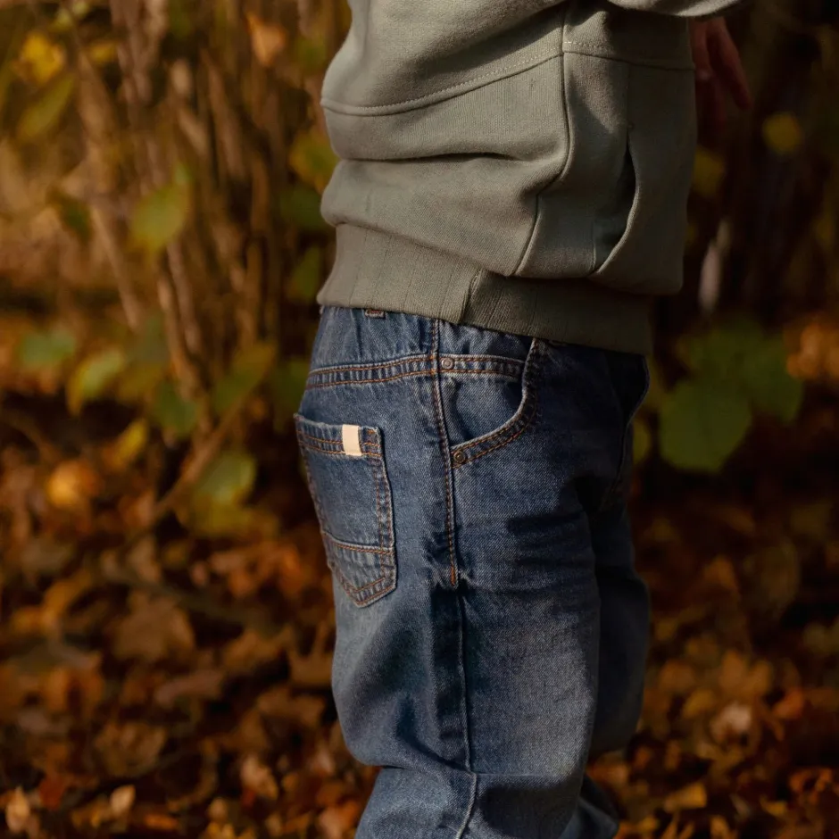 Little Dutch Jongens Kleding|Kinderkleding^Sweater - Groen - Forest Friends