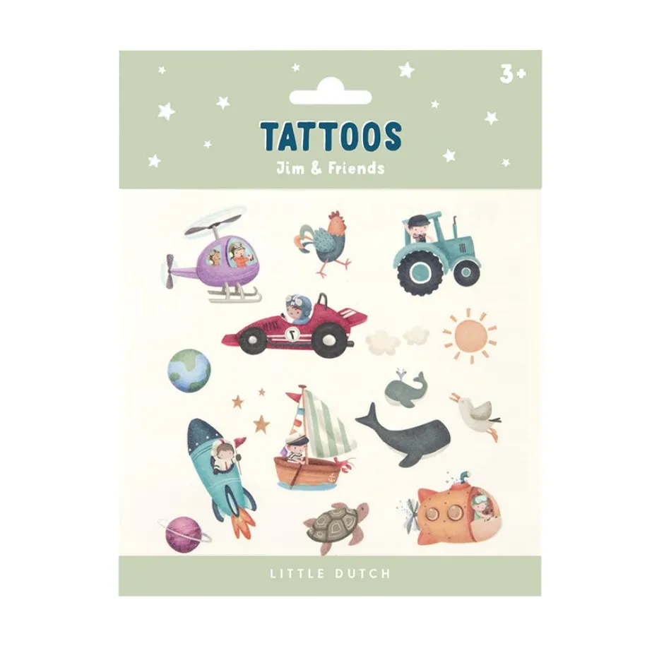 Little Dutch Creatief Speelgoed^Tattoos Jim & Friends