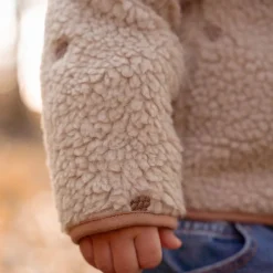 Little Dutch Jongens Kleding|Kinderkleding^Teddy vest - Bruin - Forest Friends