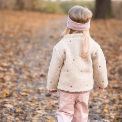 Little Dutch Meisjes Kleding|Kinderkleding^Teddy vest - Zand - Fairy Garden