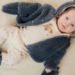 Little Dutch Accessoires^Teddy wanten - Blauw - Newborn Naturals