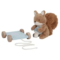 Little Dutch Houten Speelgoed|Educatief Speelgoed^Trekdier Eekhoorn - Blauw - Forest Friends