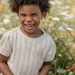 Little Dutch Meisjes Kleding|Kinderkleding^Trui - Wit - Fairy Garden