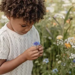 Little Dutch Meisjes Kleding|Kinderkleding^Trui - Wit - Fairy Garden