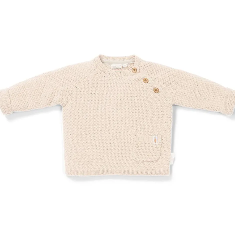 Little Dutch Babykleding^Trui - Zand - Newborn Naturals