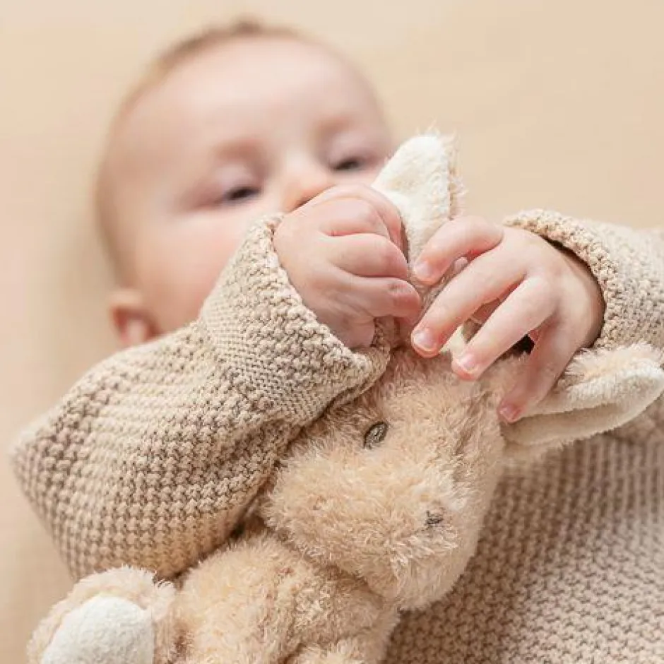 Little Dutch Babykleding^Trui - Zand - Newborn Naturals