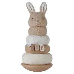 Little Dutch Speelgoed Vanaf 1 Jaar|Stapeltoren^Tuimelstapelaar - Beige - Baby Bunny