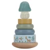Little Dutch Stapeltoren|Speelgoed Vanaf 1 Jaar^Tuimelstapelaar - Blauw - Forest Friends