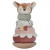 Little Dutch Speelgoed Vanaf 1 Jaar|Stapeltoren^Tuimelstapelaar - Roze - Fairy Garden