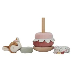 Little Dutch Speelgoed Vanaf 1 Jaar|Stapeltoren^Tuimelstapelaar - Roze - Fairy Garden