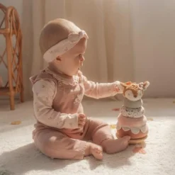 Little Dutch Speelgoed Vanaf 1 Jaar|Stapeltoren^Tuimelstapelaar - Roze - Fairy Garden