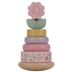 Little Dutch Speelgoed Vanaf 1 Jaar|Stapeltoren^Tuimelstapelaar - Roze - Fairy Garden