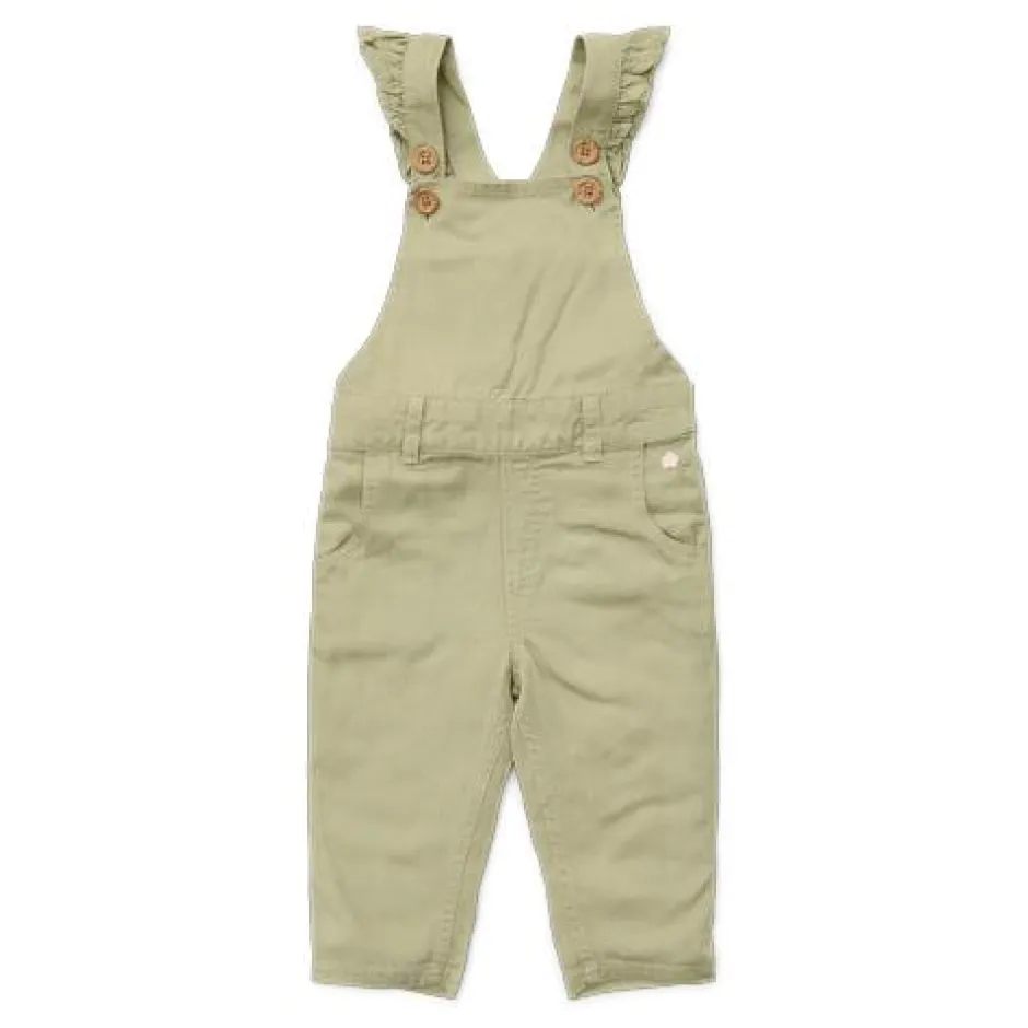 Little Dutch Meisjes Kleding|Kinderkleding^Tuinbroek - Groen - Little Farm