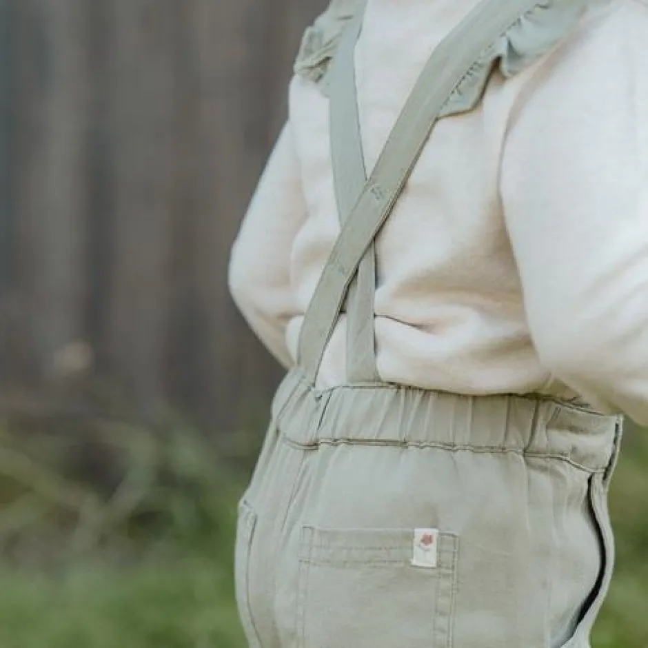 Little Dutch Meisjes Kleding|Kinderkleding^Tuinbroek - Groen - Little Farm