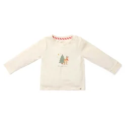 Little Dutch Pyjama's|Pyjama's^Tweedelige kerst pyjama – Beige