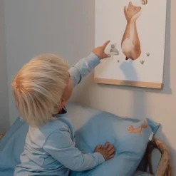 Little Dutch Jongens Kleding|Pyjama's^Tweedelige pyjama - Blauw - Forest Friends - Forest Adventure