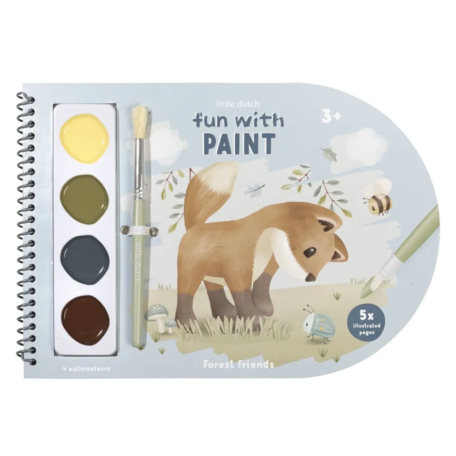 Little Dutch Creatief Speelgoed^Verfboek Forest Friends