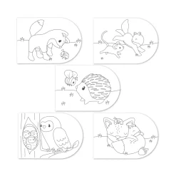 Little Dutch Creatief Speelgoed^Verfboek Forest Friends