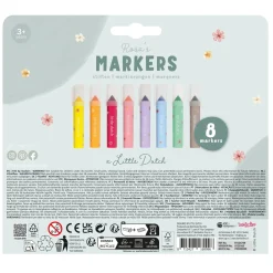 Little Dutch Creatief Speelgoed^Viltstiften - Meerkleurig - Essentials - Rosa