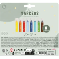 Little Dutch Creatief Speelgoed^Viltstiften - Meerkleurig - Essentials - Jim