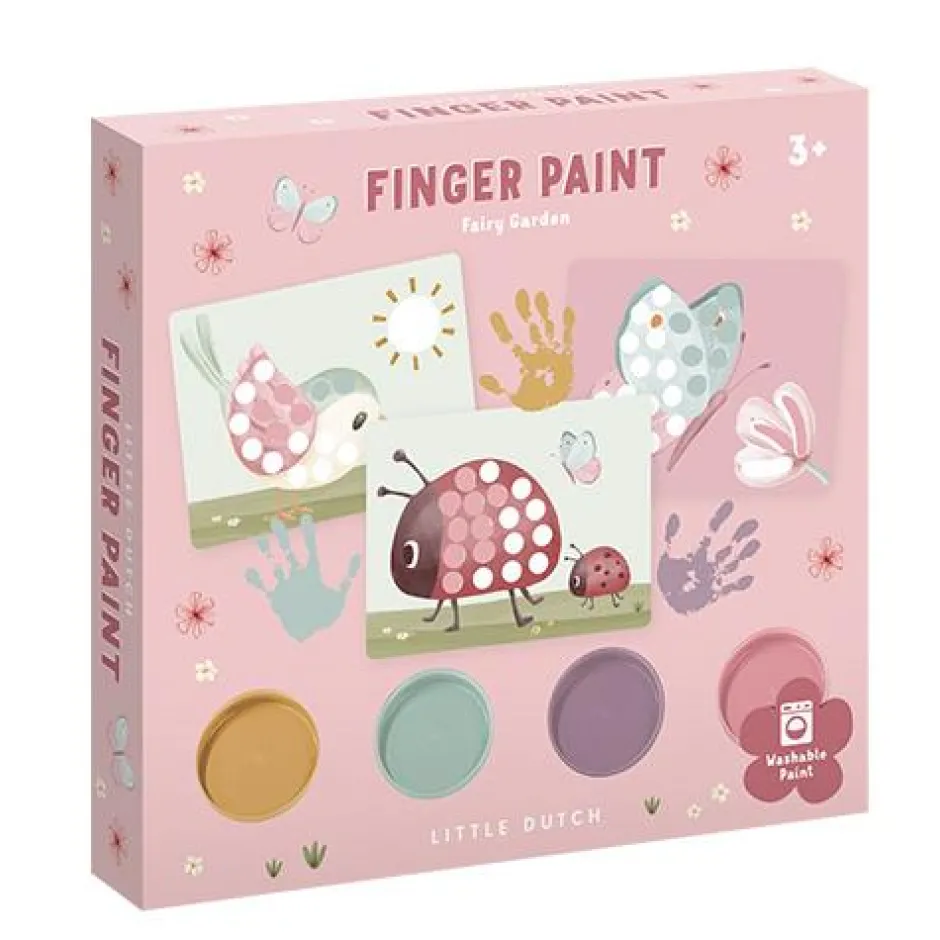 Little Dutch Creatief Speelgoed^Vingerverfset - Roze - Fairy Garden